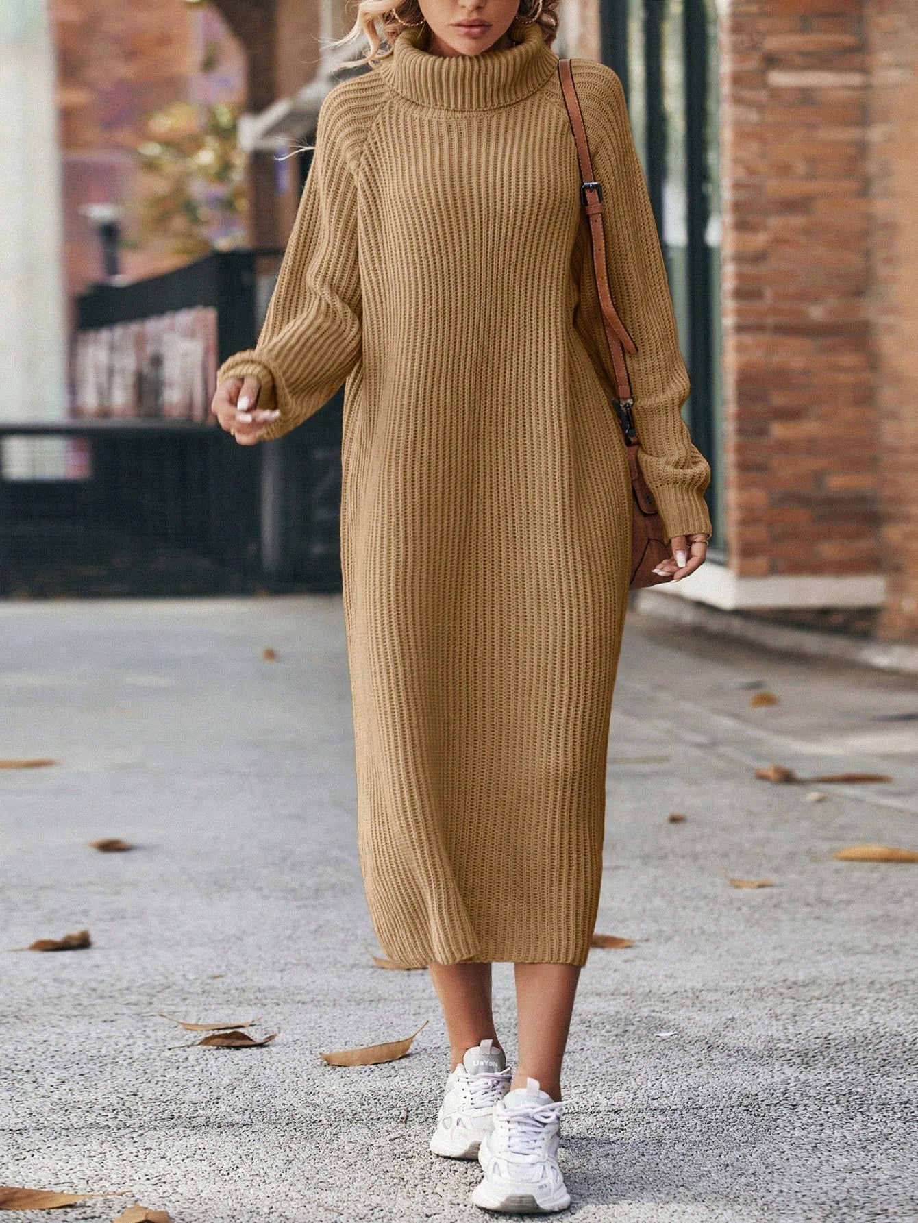 Susan | Knitted Dress with Turtleneck