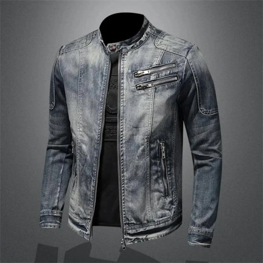 Greg | Biker Jean Jacket