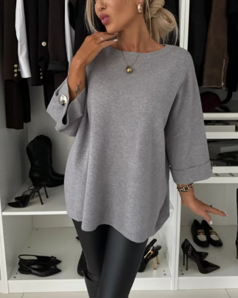 Isabella | Elegant Knit Blouse