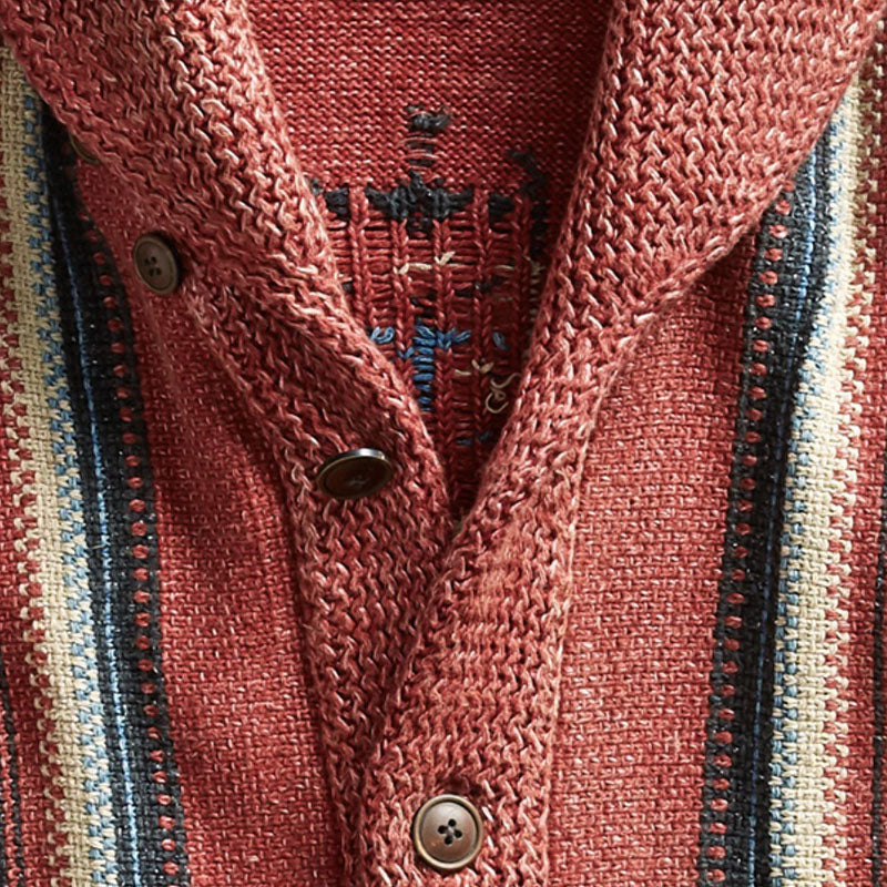 Ronald | Vintage Jacquard Knit Cardigan