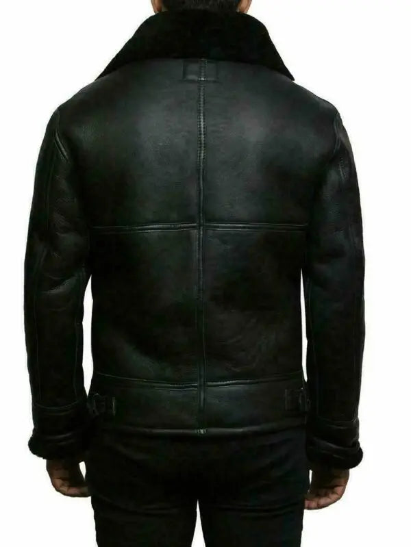 David | Leather Winter Coat