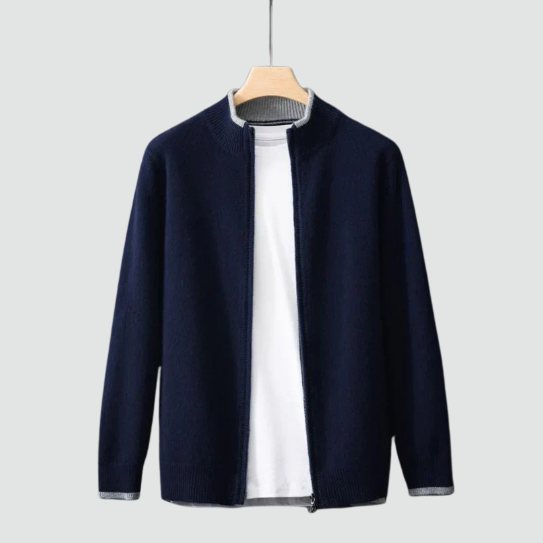 Harrold | Pure Cashmere Zip