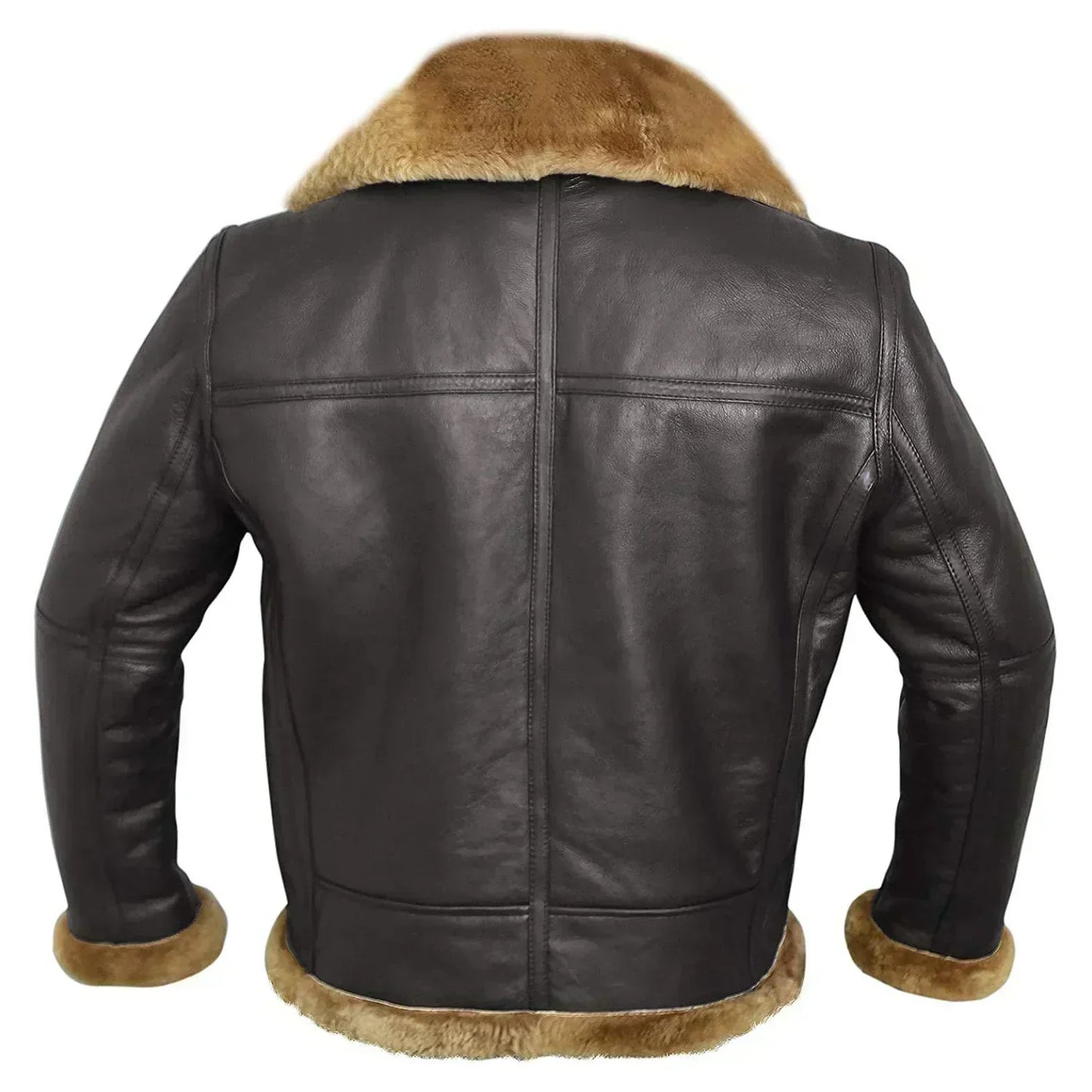 Filip | Premium Shearling Leather Aviator Coat