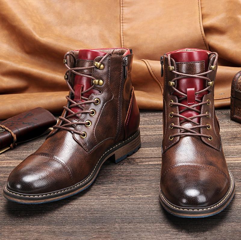 David | Premium Leather Oxford Boots