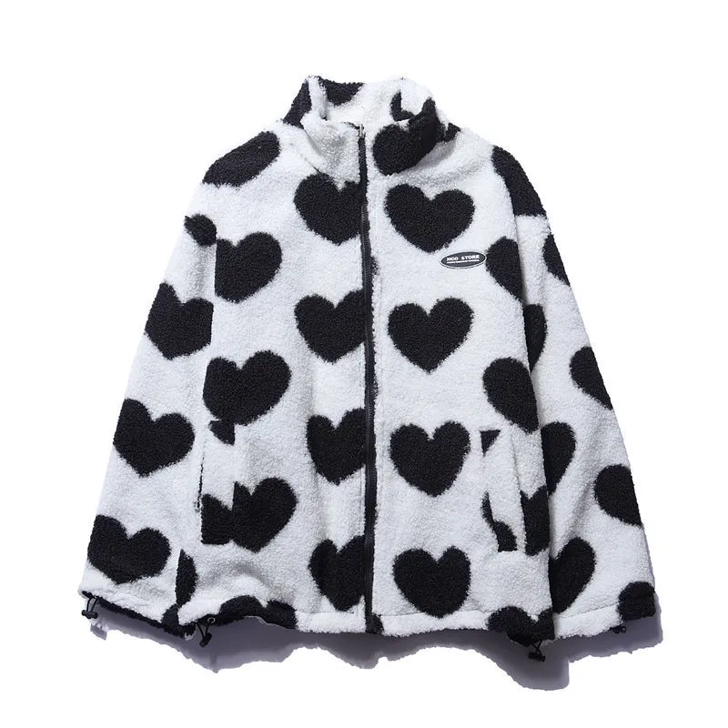 Amour | Double-sided Heart Coat