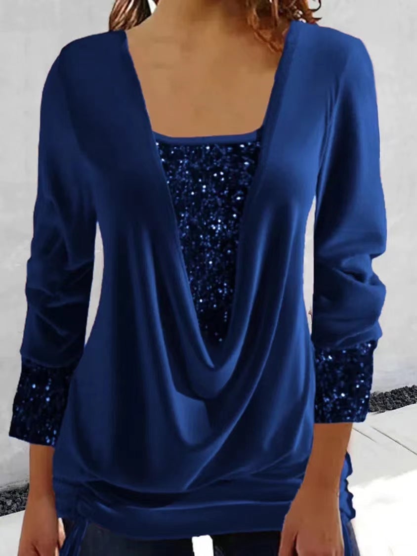 Isabella | Elegant Glitter Top