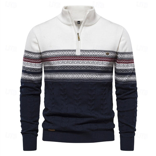 Dwayne | Half Zip Knit Sweater