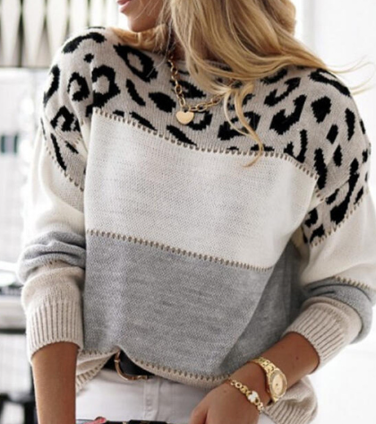 Lena | Leopard Print Sweater