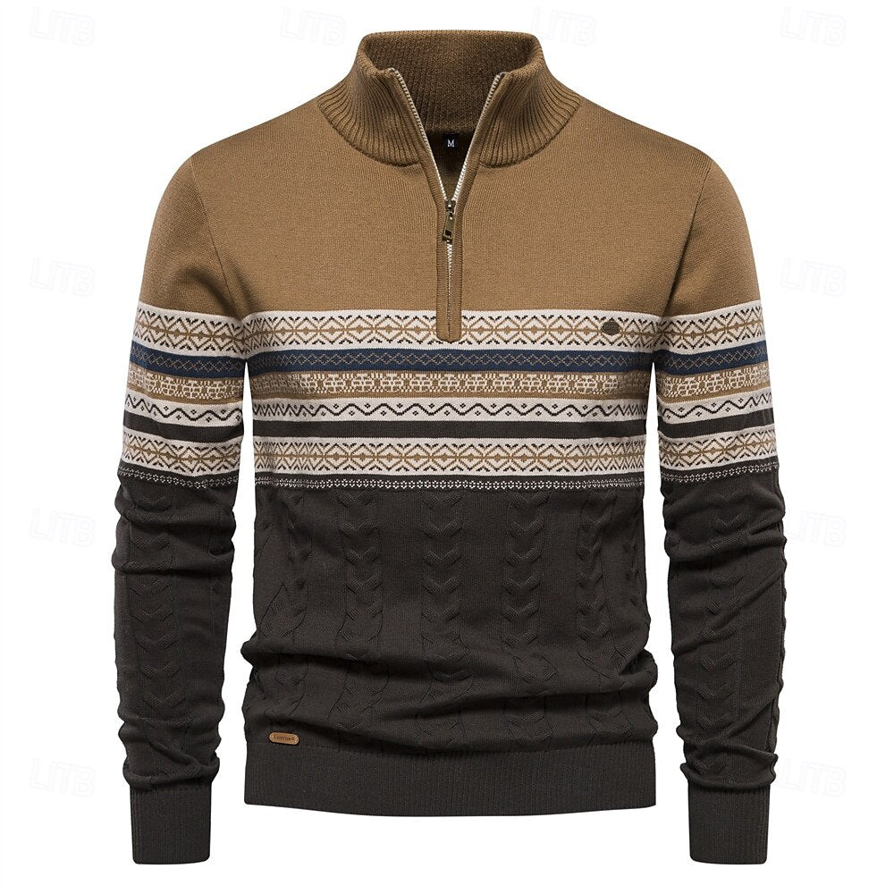 Dwayne | Half Zip Knit Sweater